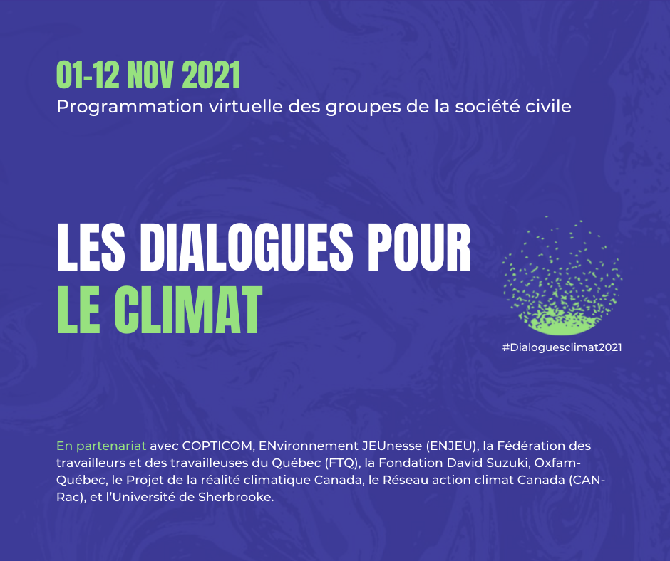 Webinaires de l’initiative les Dialogues pour le climat